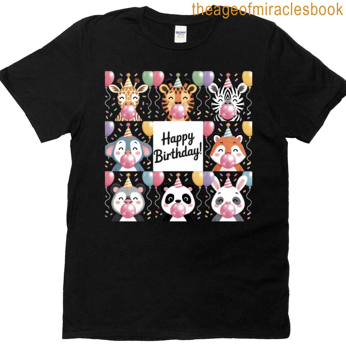 Zoo Animals Wildlife Birthday Party Zoo Day Animals T-shirt