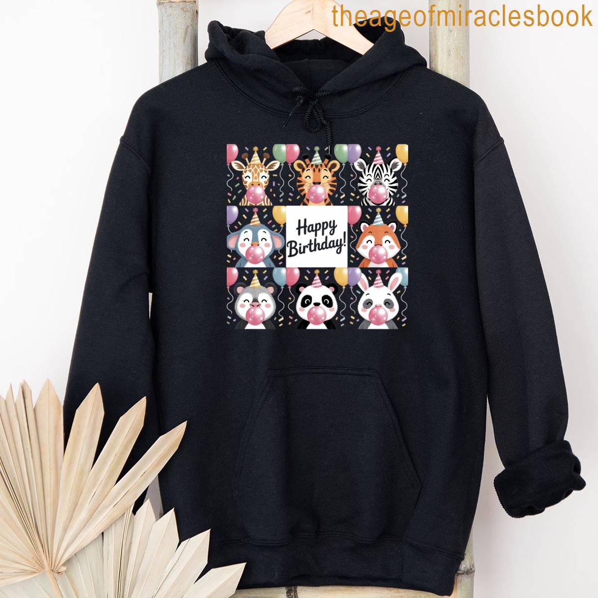 Alternative view of Zoo Animals Wildlife Birthday Party Zoo Day Animals T-shirt