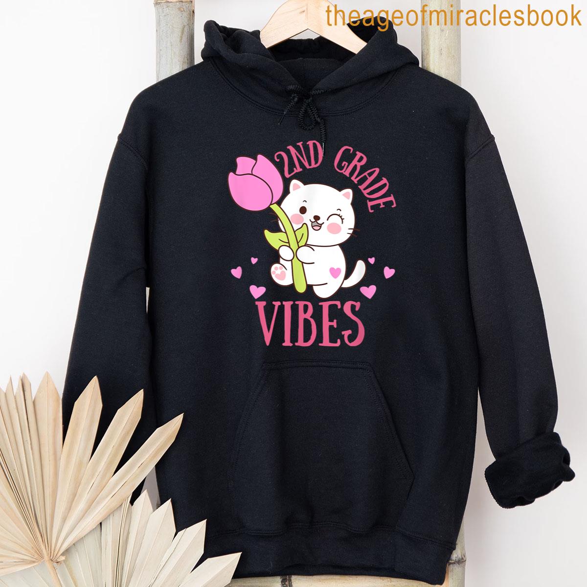 Alternative view of 2nd Grade Vibes Cat Kitten Lover Back To School T-shirt