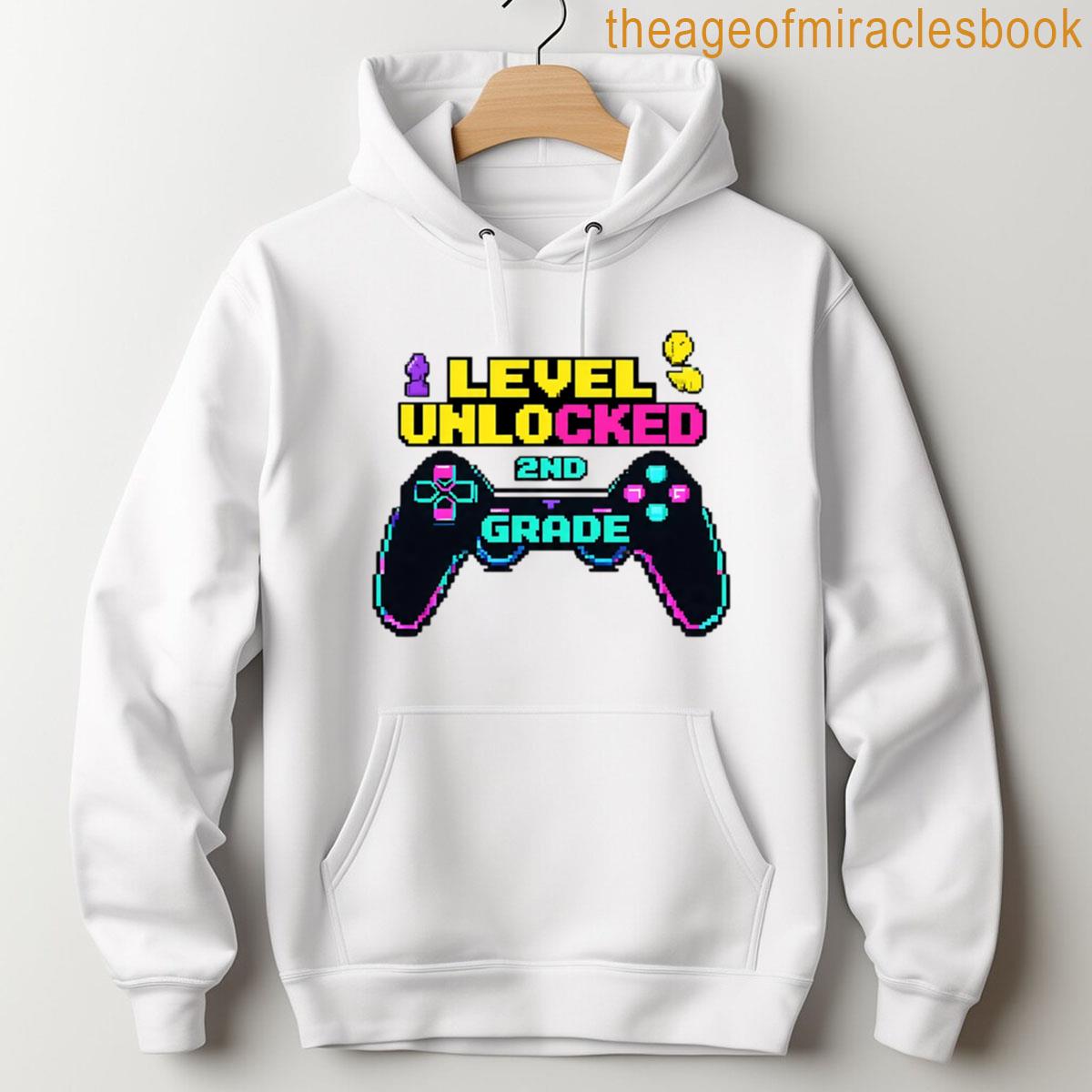 Alternative view of 2nd Grade Level Unlocked Dabbing Gamer - Kids Tee T-shirt