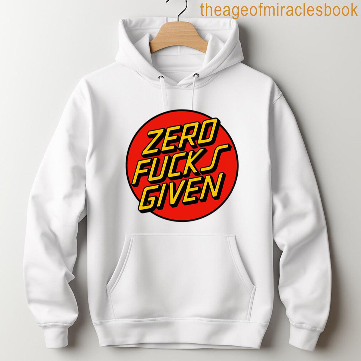 Alternative view of Zero Fs Given Bold Skate Logo Parody T-shirt