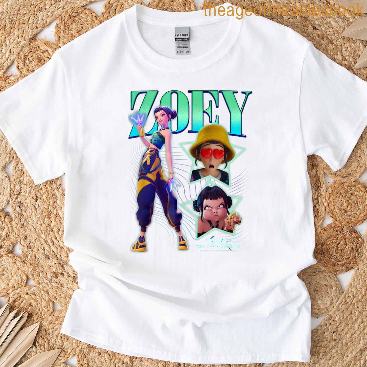 Zoey Showcase Retro Neon Poster T-shirt