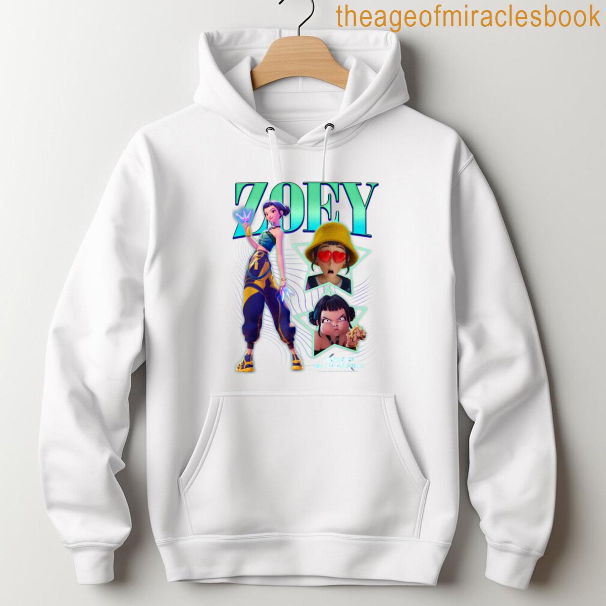 Alternative view of Zoey Showcase Retro Neon Poster T-shirt
