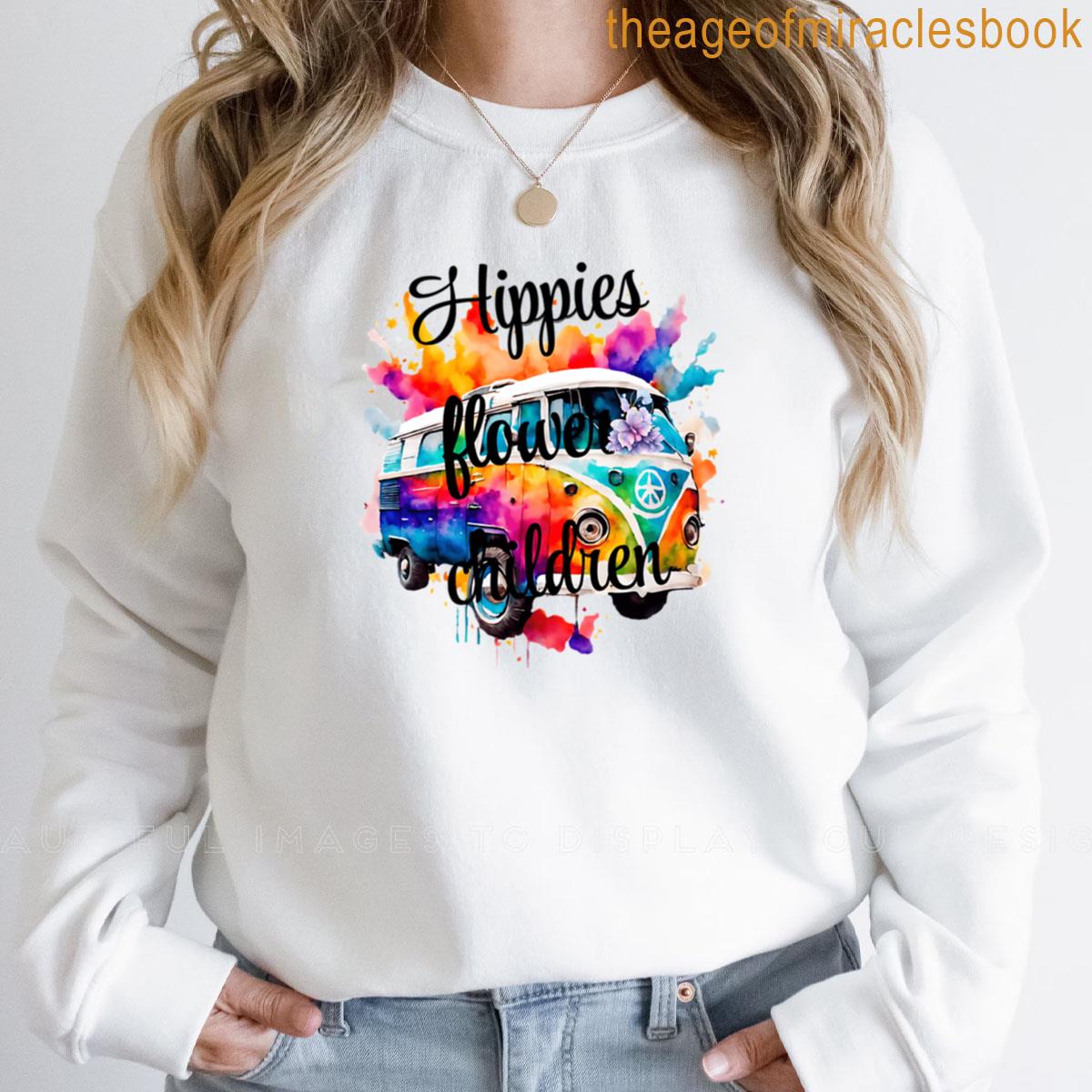 Hippies Flower Children T-shirt