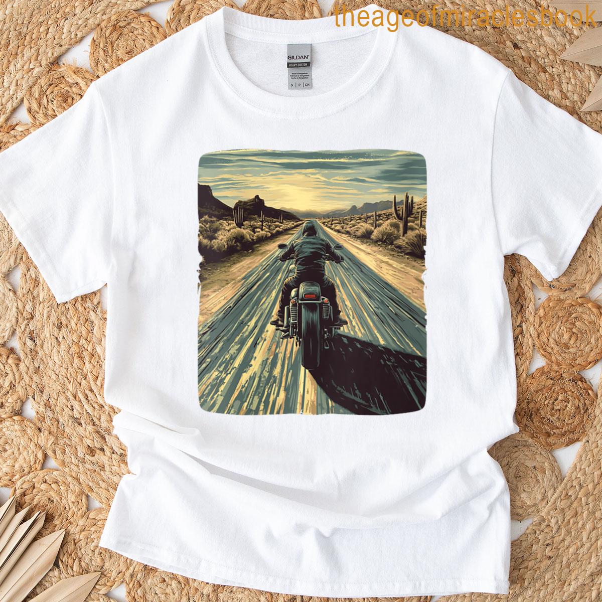 Womens Patriotic Motorcycle Trip T-shirt
