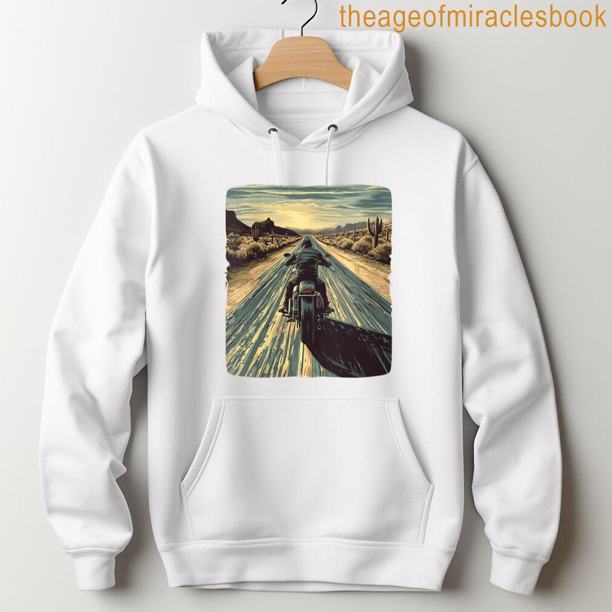 Alternative view of Womens Patriotic Motorcycle Trip T-shirt