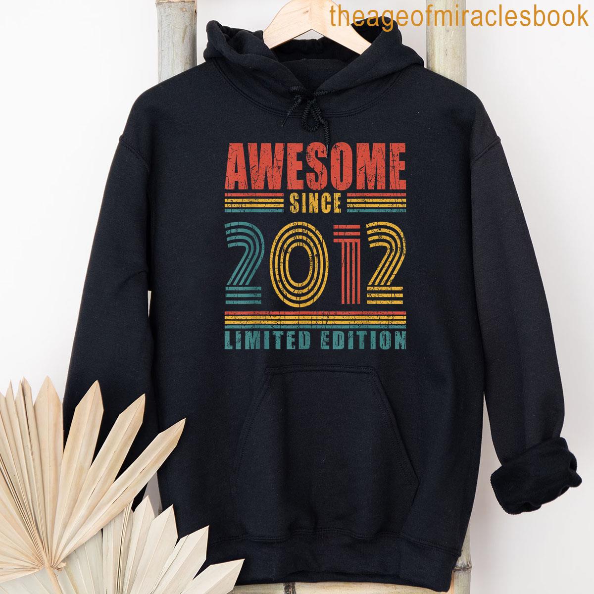 Alternative view of 13th Birthday Awesome Since 2012 Vintage 13 Birthday T-shirt