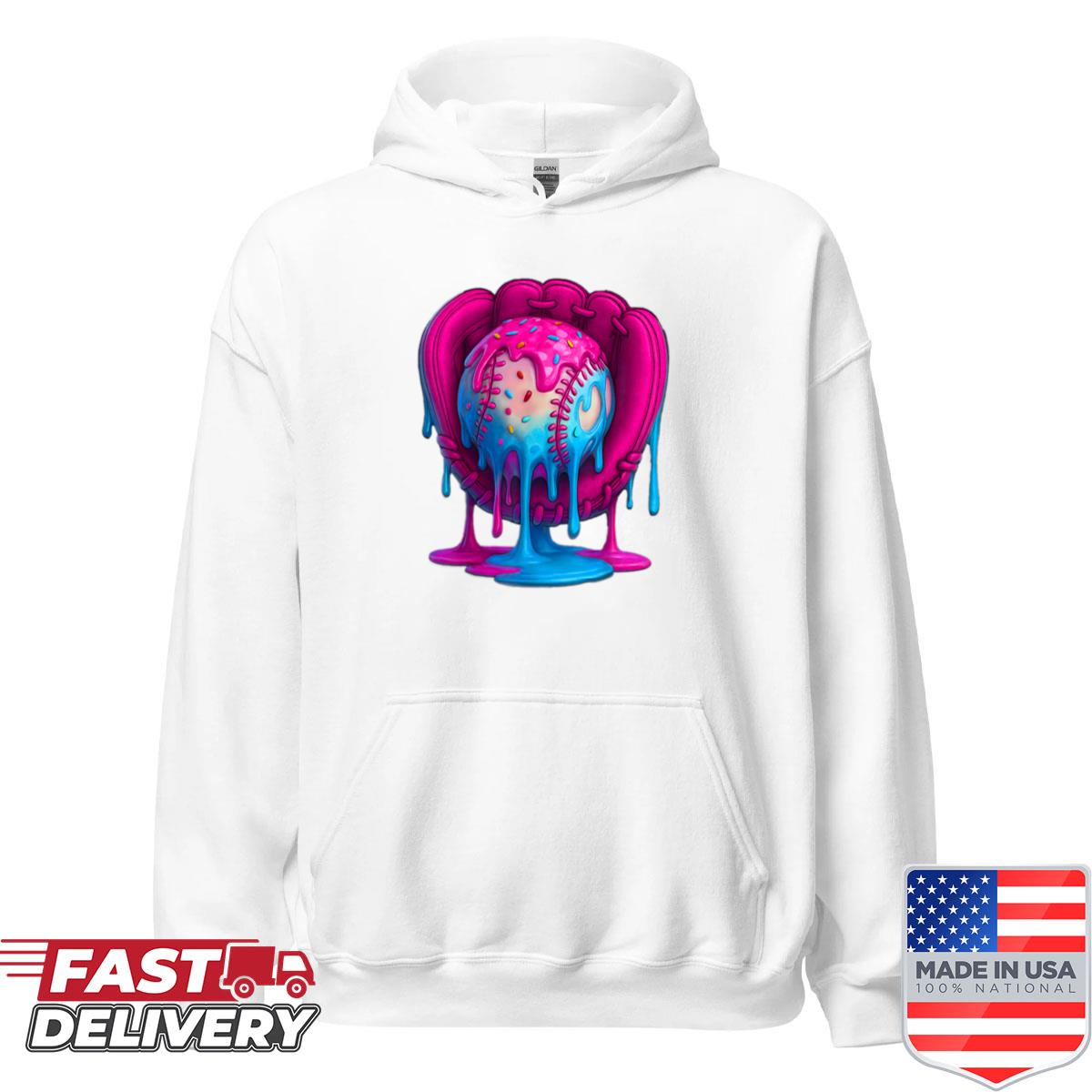 Alternative view of Baseball Lifestyle 101 Apparel Youth Baseball Drip Icecream Shirt