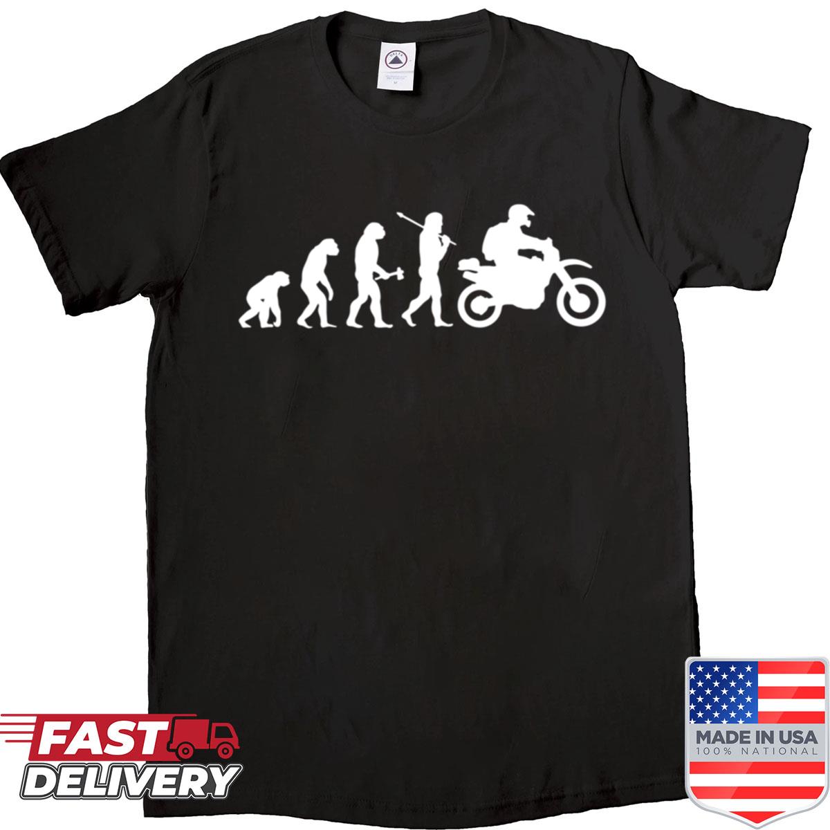 Adventure Motorcycle Rider Evolution Shirt