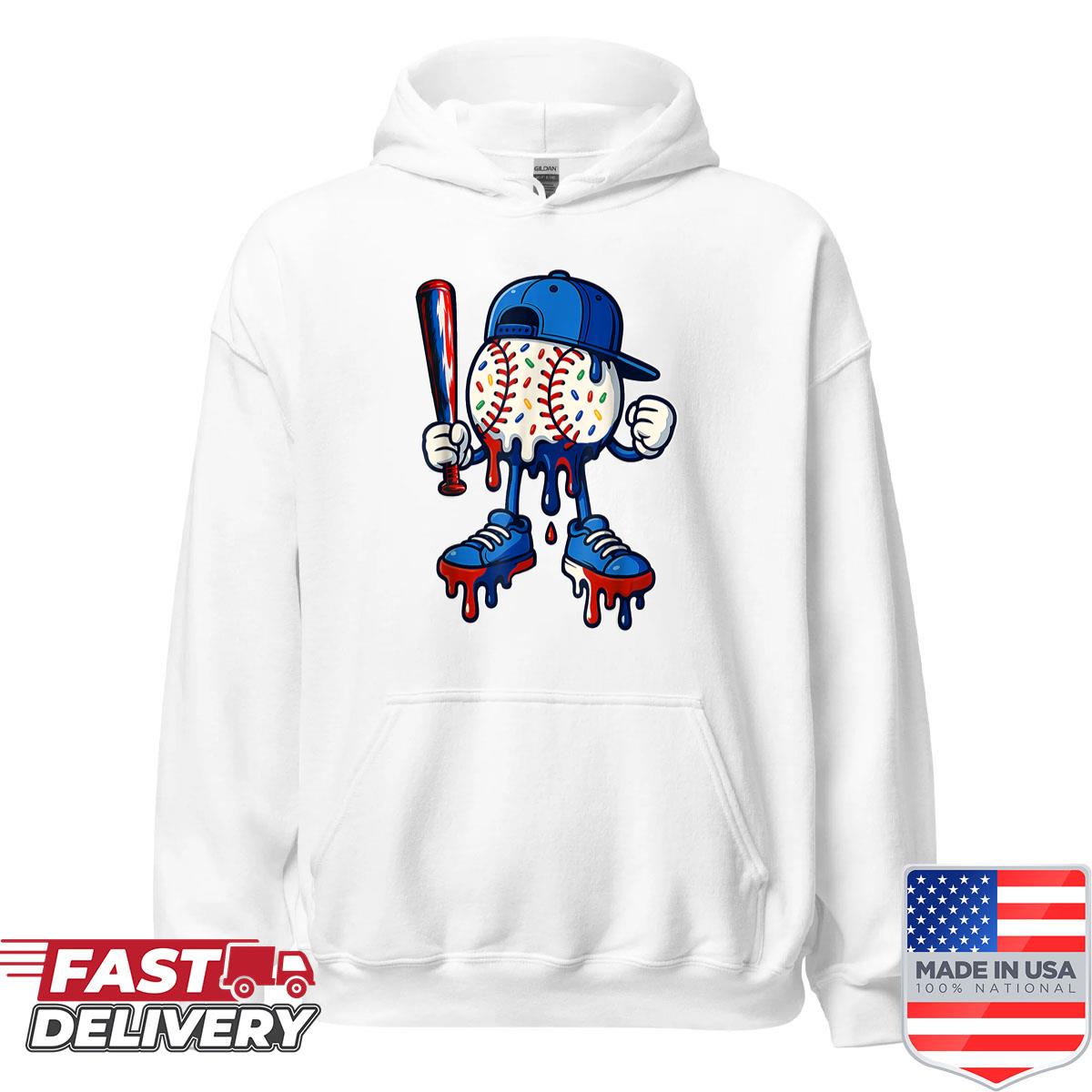Alternative view of Baseball Lifestyle 101 Apparel Youth Baseball Drip Icecream Shirt