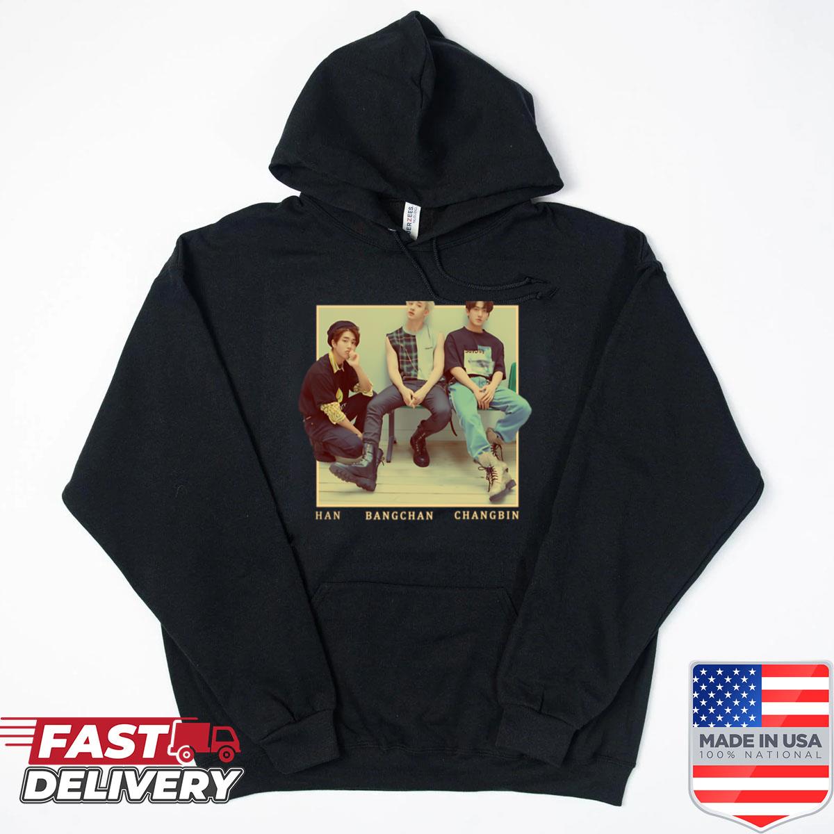 Alternative view of 3racha Stray Kids Vintage Retro Band Style 90s Shirt
