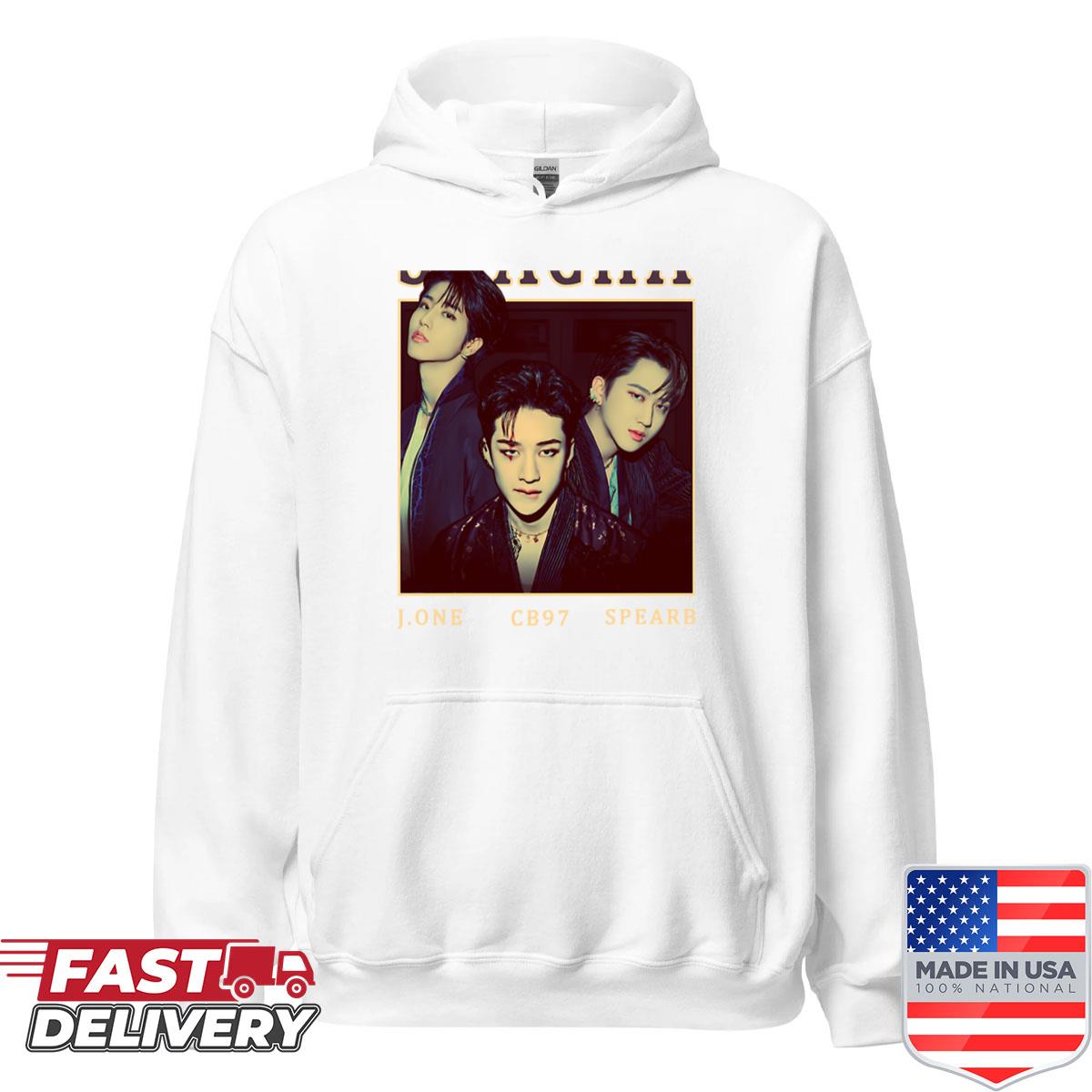 Alternative view of 3racha Stray Kids Vintage Retro Kpop Band Style 90s Shirt