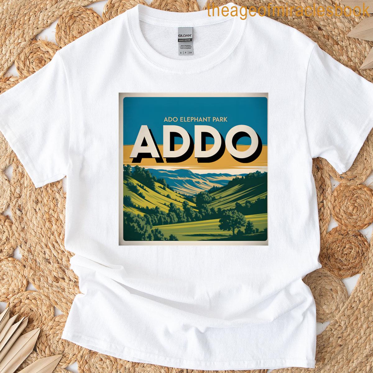 Addo Elephant Park Vintage Travel Poster Oversized T-shirt
