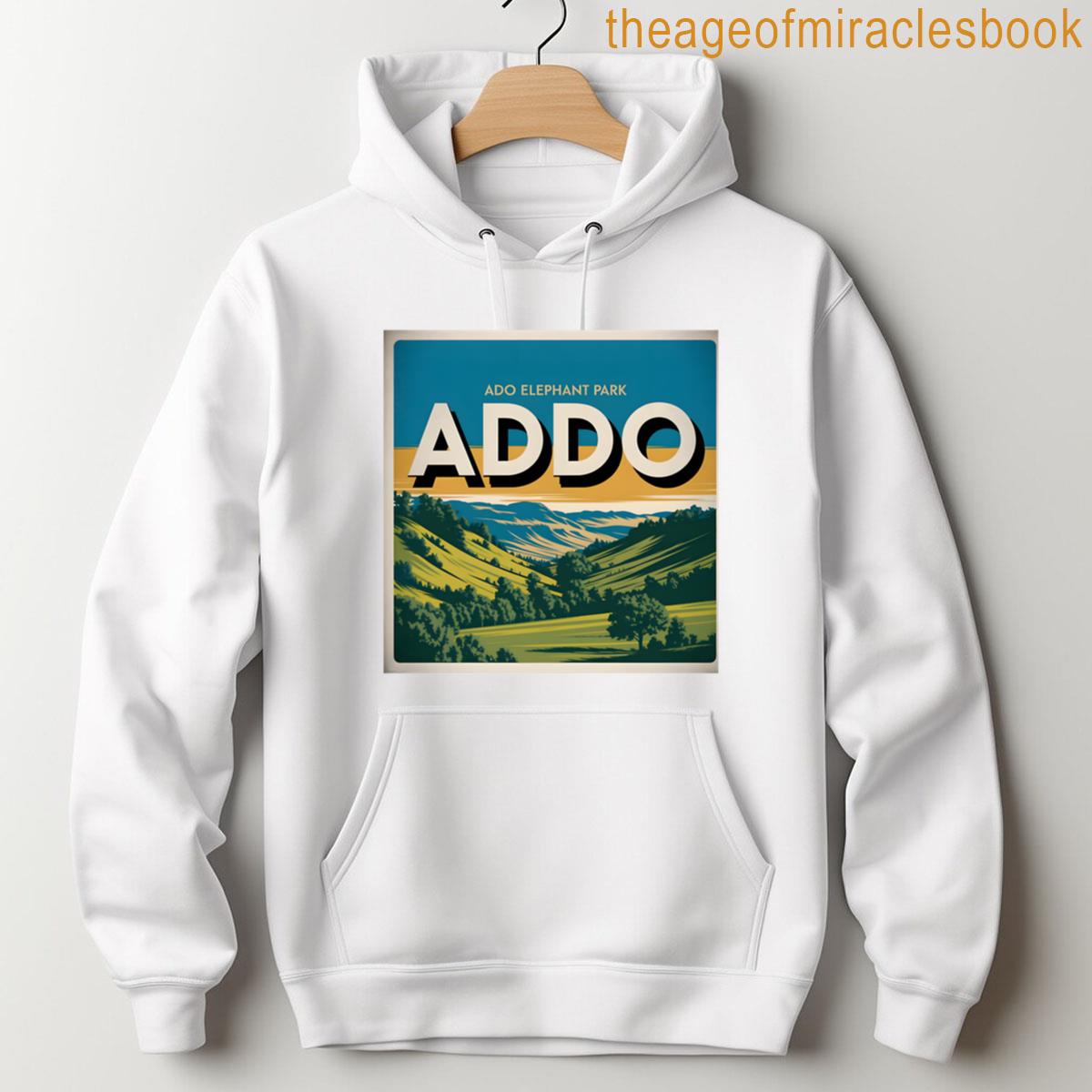 Alternative view of Addo Elephant Park Vintage Travel Poster Oversized T-shirt
