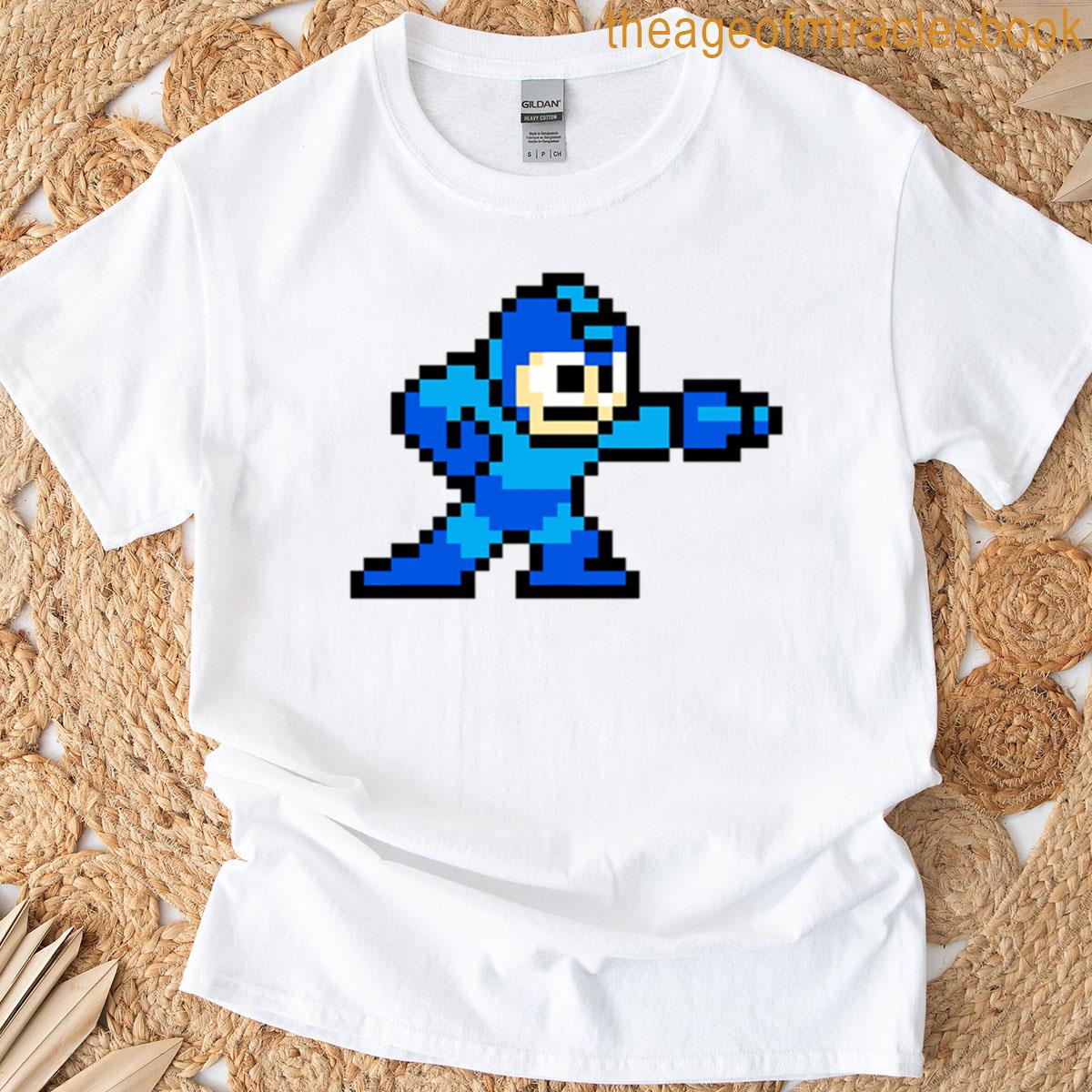 Adventure Shooting Robot Man Arcade Retrogaming T-shirt