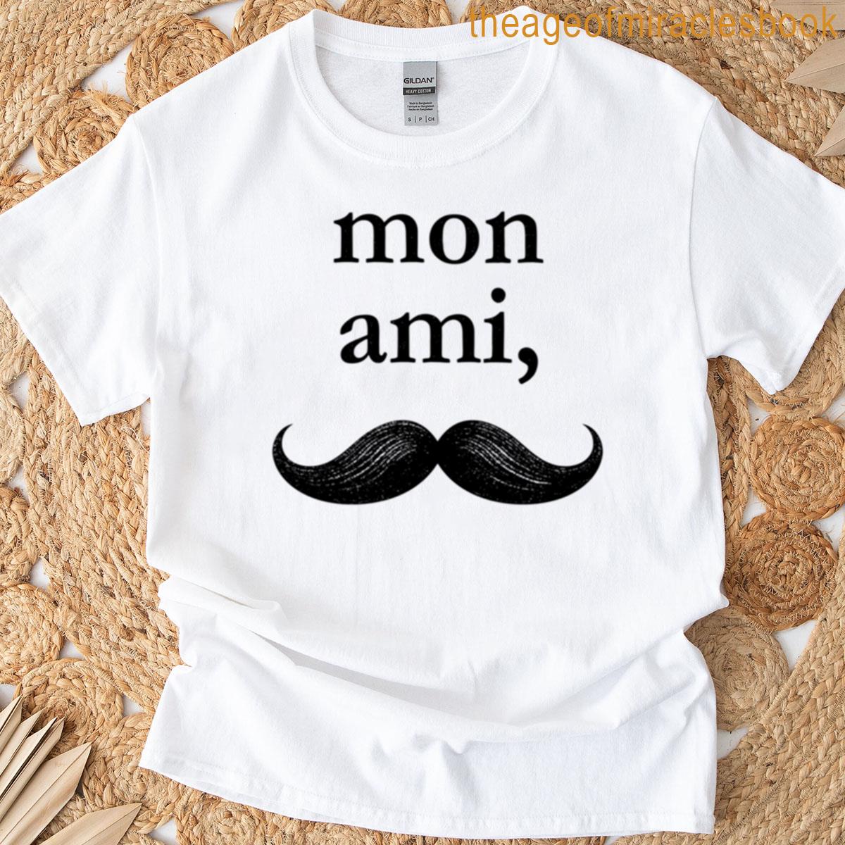 Mon Ami For Fans Of Poirot-inspired Mysteries Oversized T-shirt
