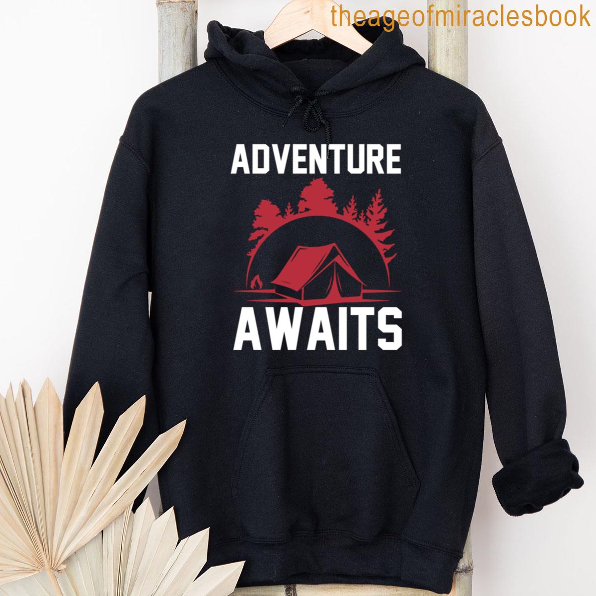 Alternative view of Adventure Awaits T-shirt