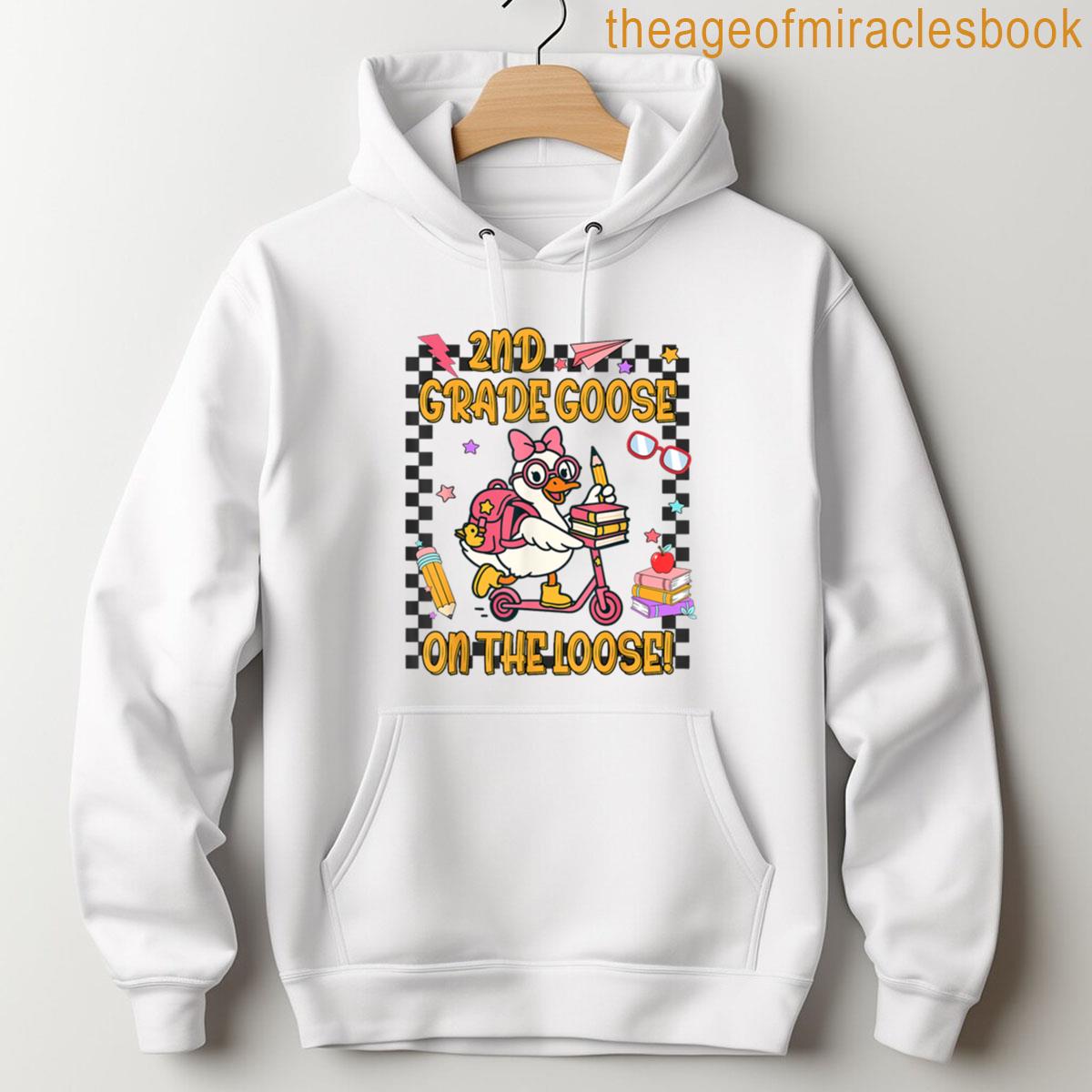 Alternative view of 2nd Grade Teacher Back To School Silly Goose On The Loose T-shirt