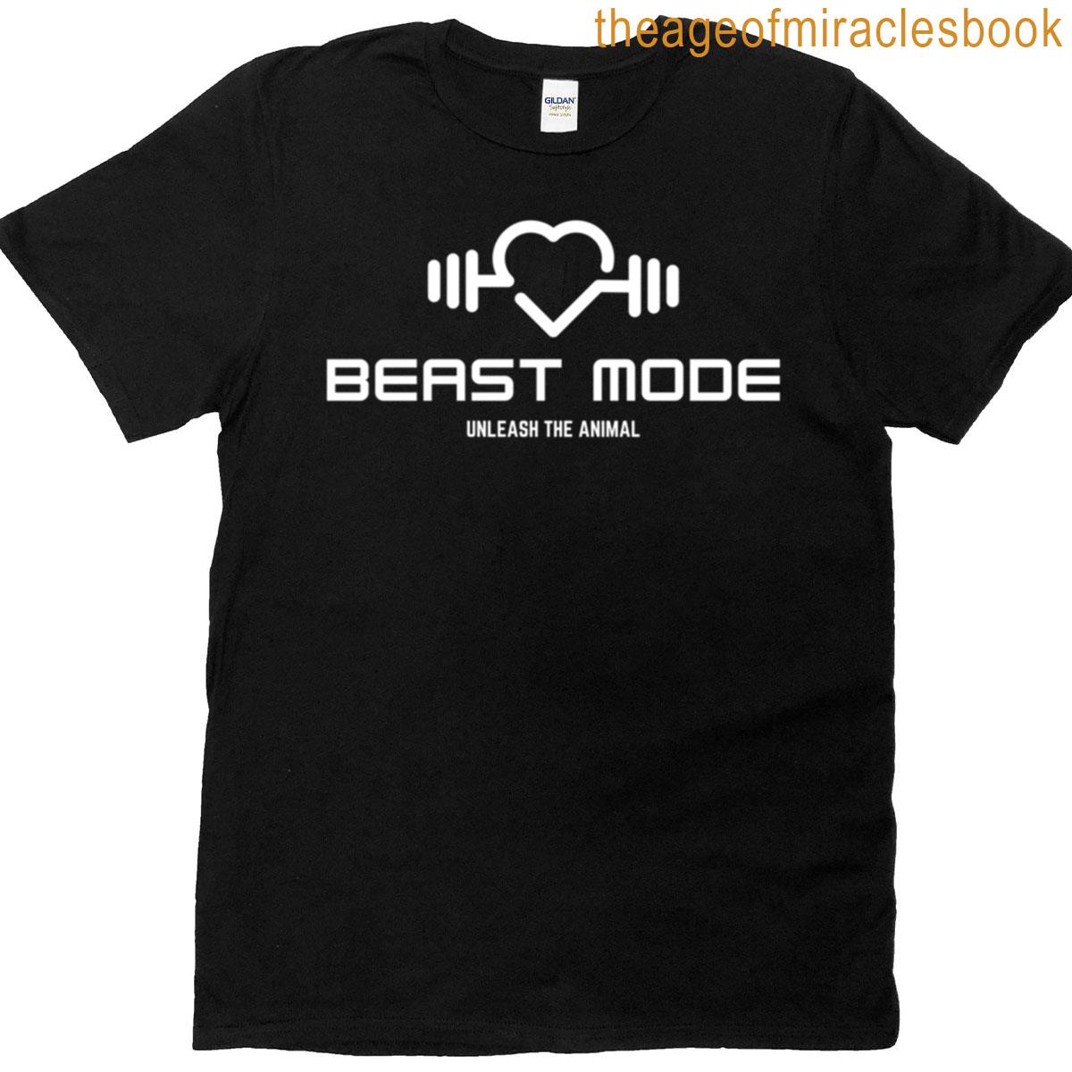Beast Mode Fitness Gym And Crossfit Lifestyle Active T-shirt