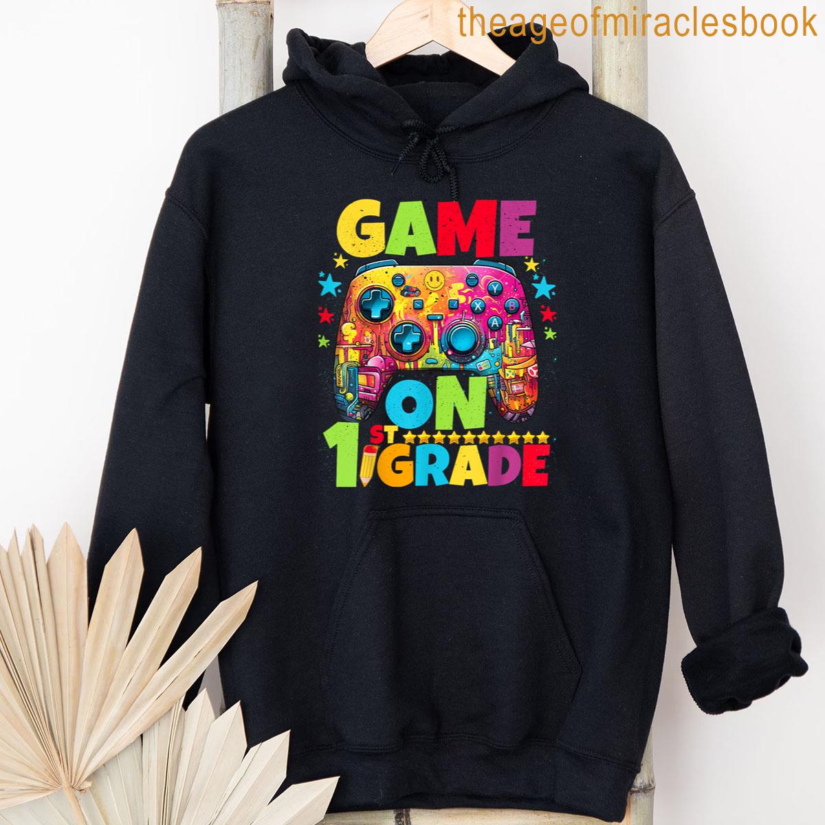 Alternative view of 1st Grade Level Unlocked Video Gamer Pixel Back To School T-shirt