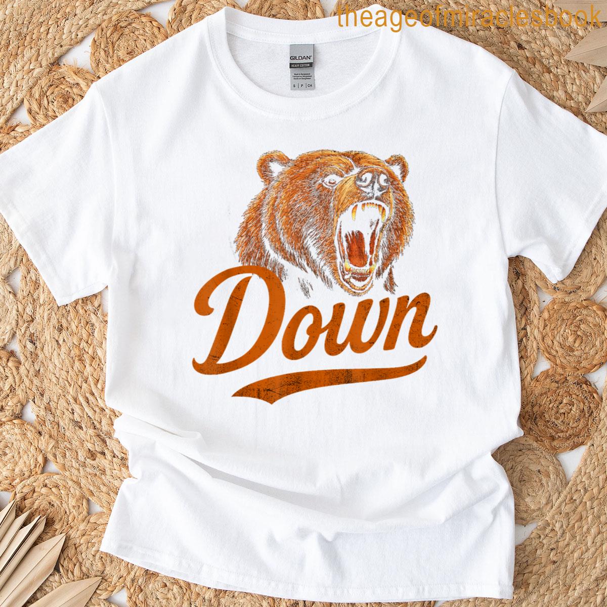 Graphic Down Bears Vintage Roaring Bear Love Animals T-shirt
