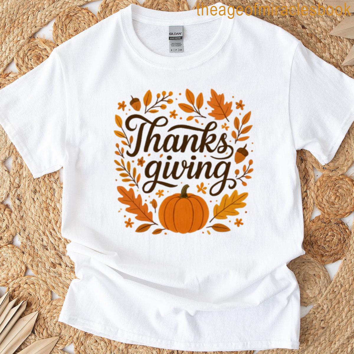 Giving Thanks Gratitude Oversized T-shirt