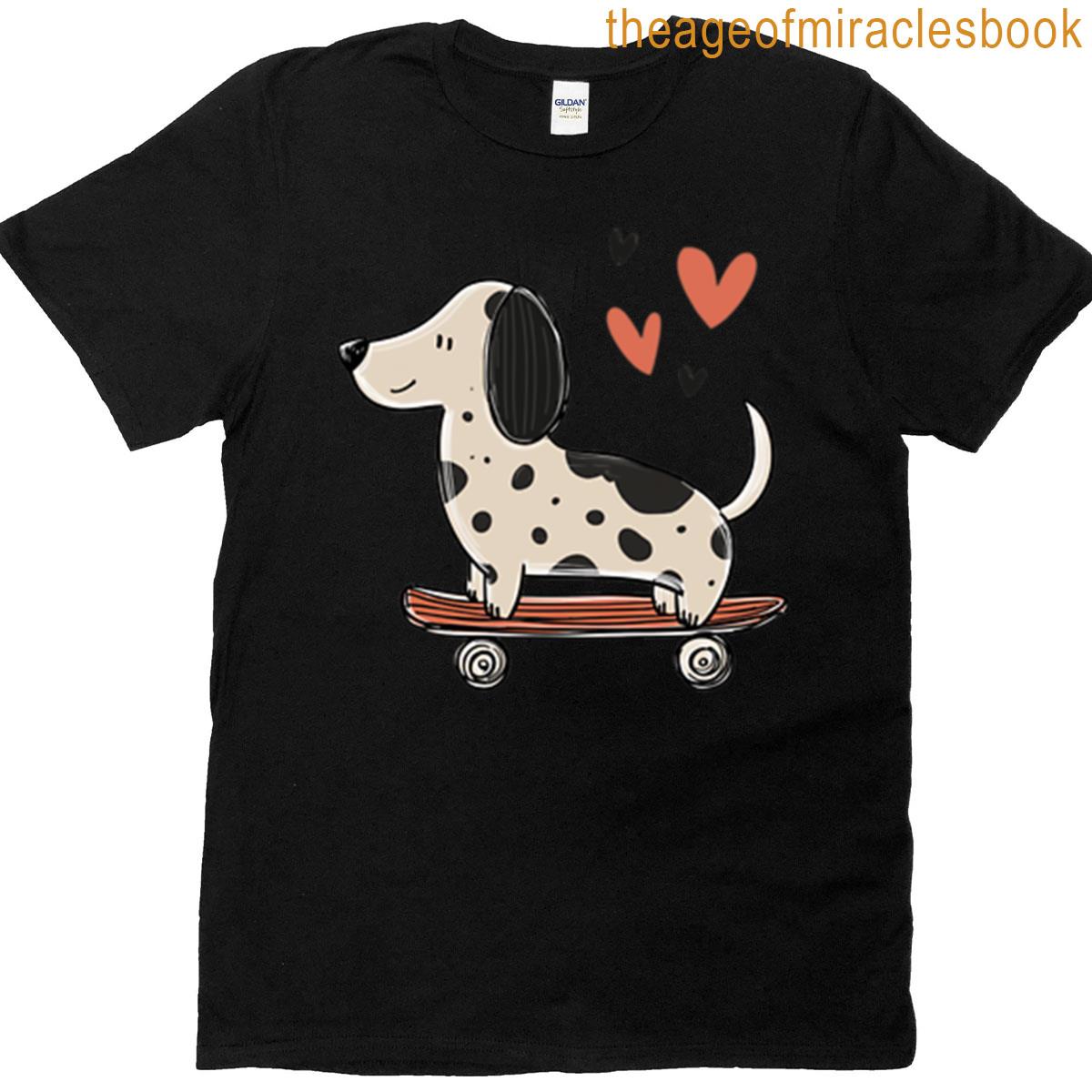 Dunst ♥ UNISEX DRAWING PUPPY T-SHIRT /追跡付 Dunst ♥ UNISEX DRAWING PUPPY T-SHIRT /追跡付 DUNST