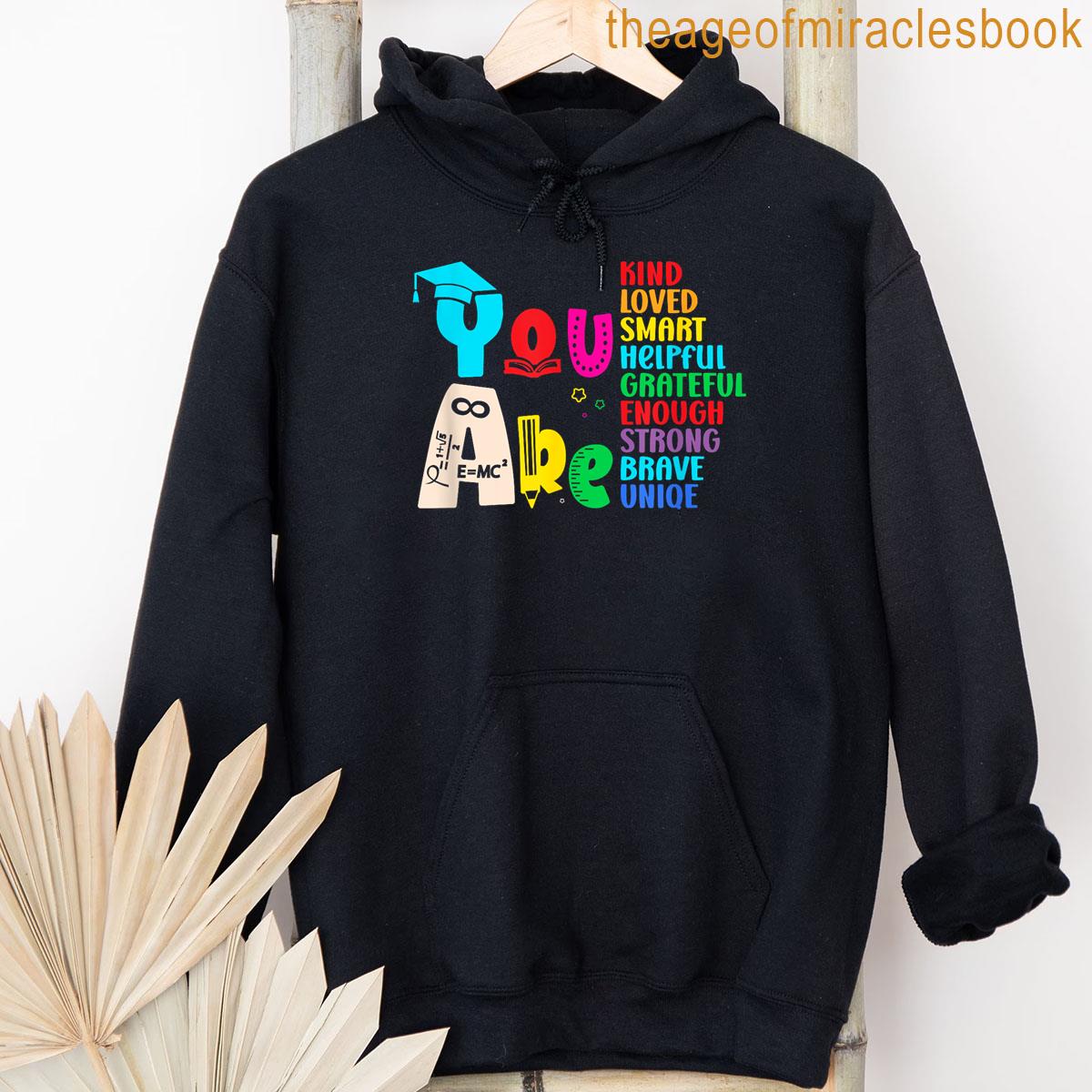 Alternative view of You Are Smart Positive Message T-shirt