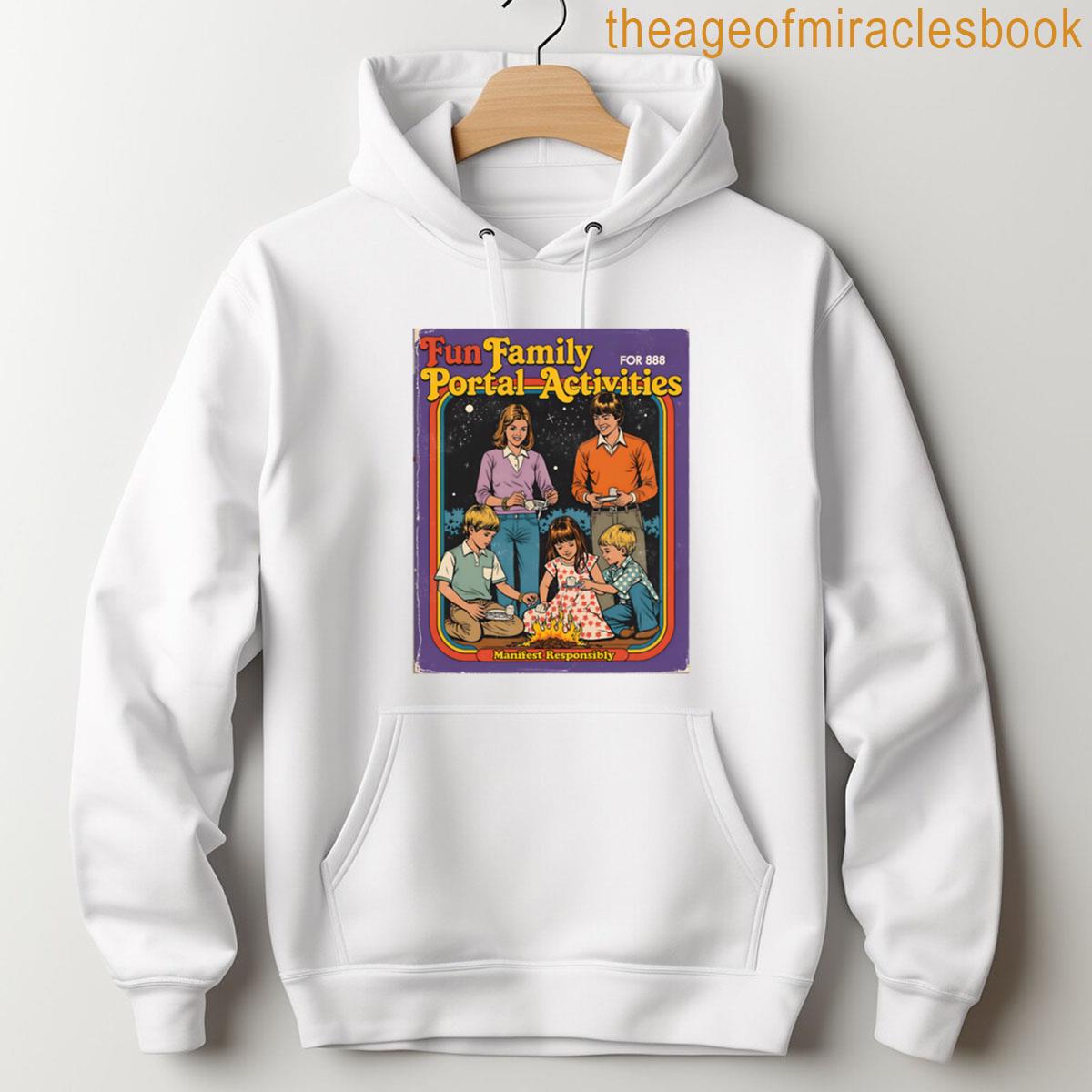 Alternative view of 888 Fun Family Portal Activities Retro Campfire Sci-fi T-shirt