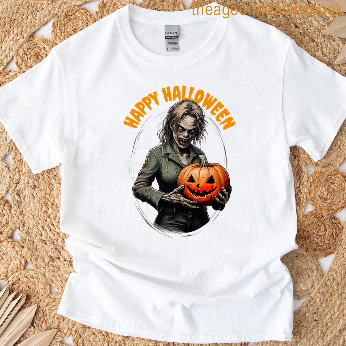 Zombie Woman – Halloween Horror Oversized T-shirt