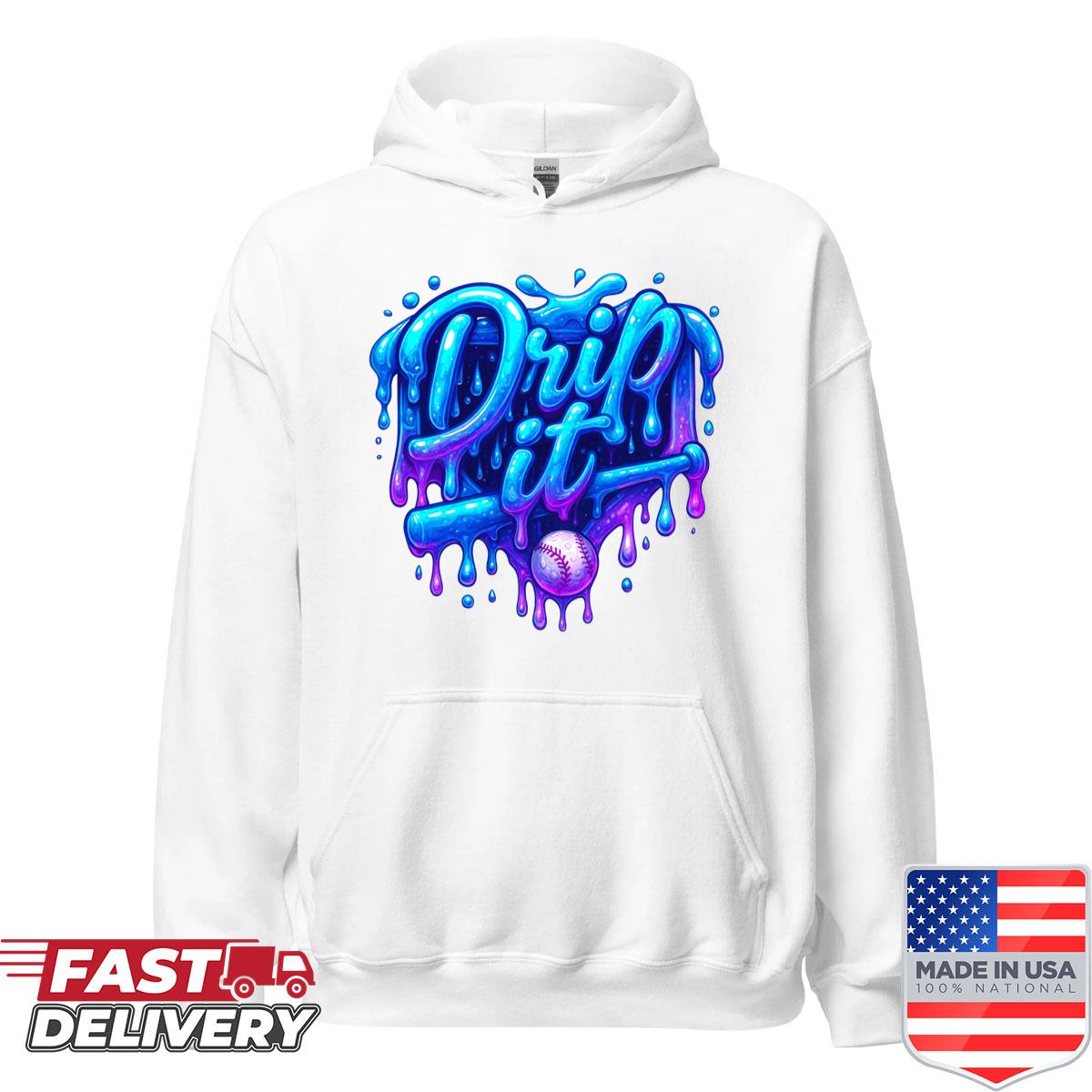Alternative view of Baseball Lifestyle 101 Apparel Youth Baseball Drip Icecream Shirt