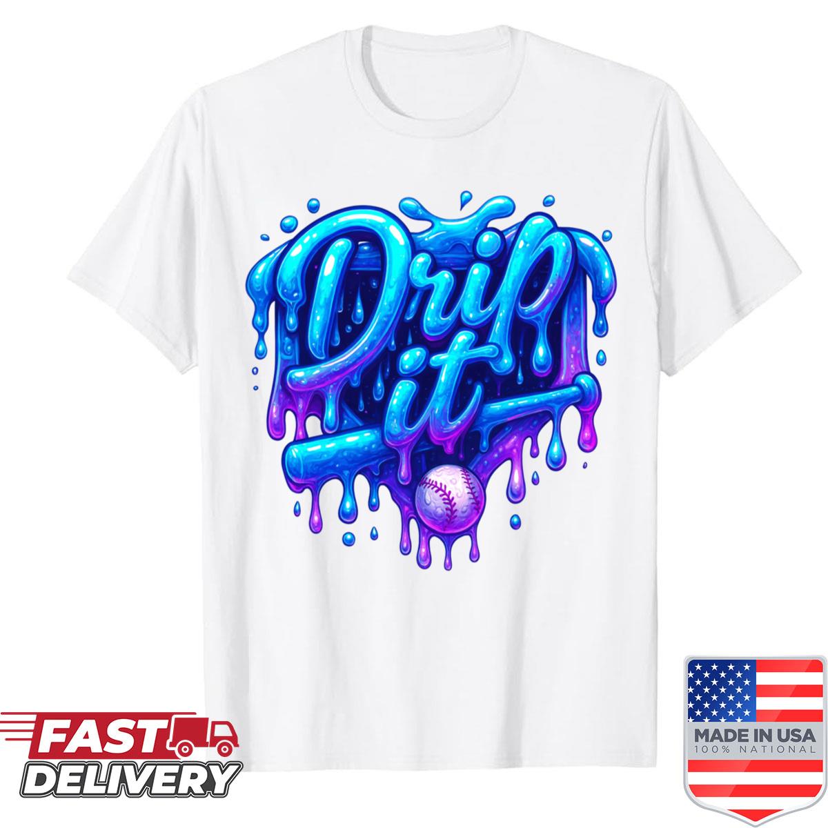 Baseball Lifestyle 101 Apparel Youth Baseball Drip Icecream Shirt