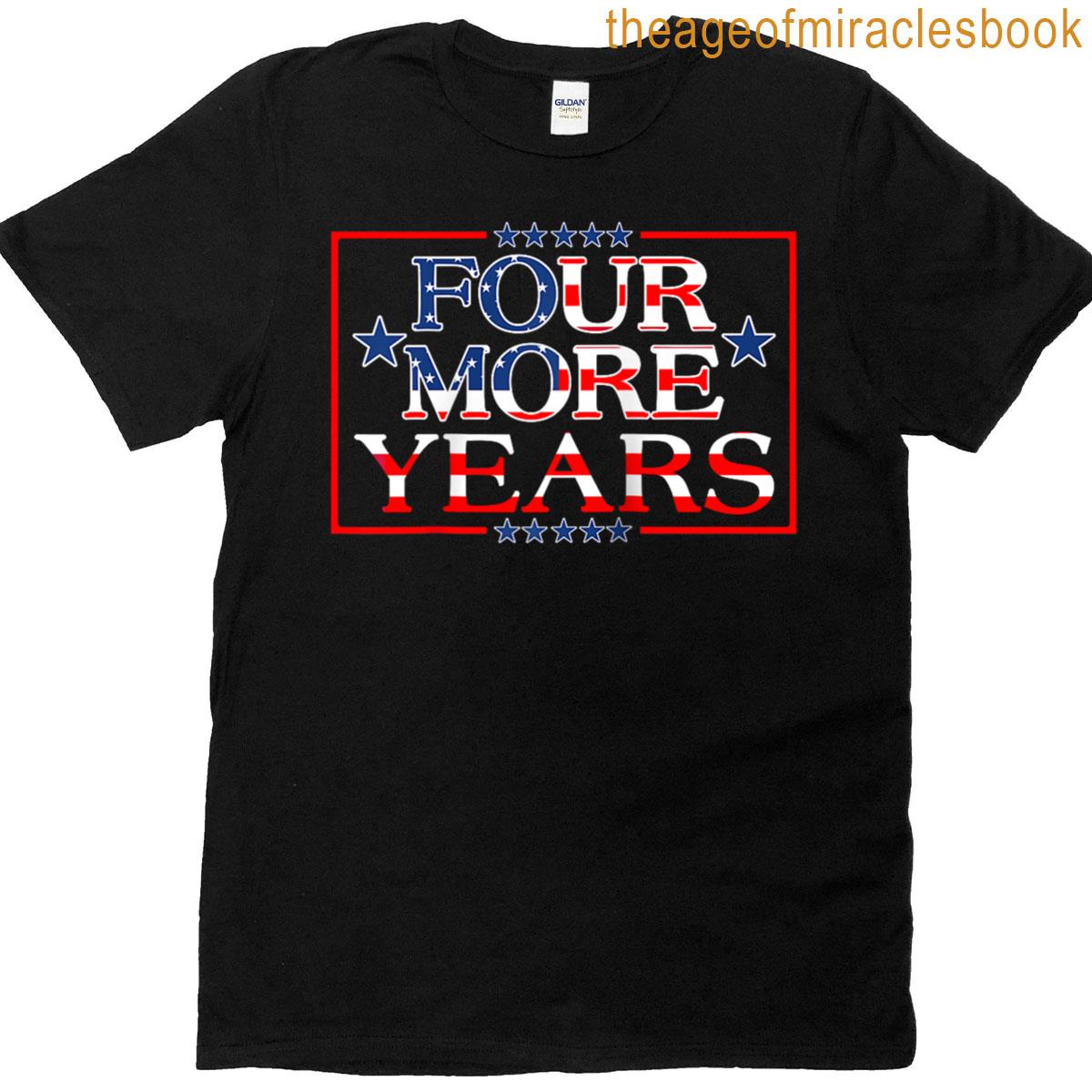 4 More Years Pro Trump Potus 45 Raglan Baseball Tee T-shirt