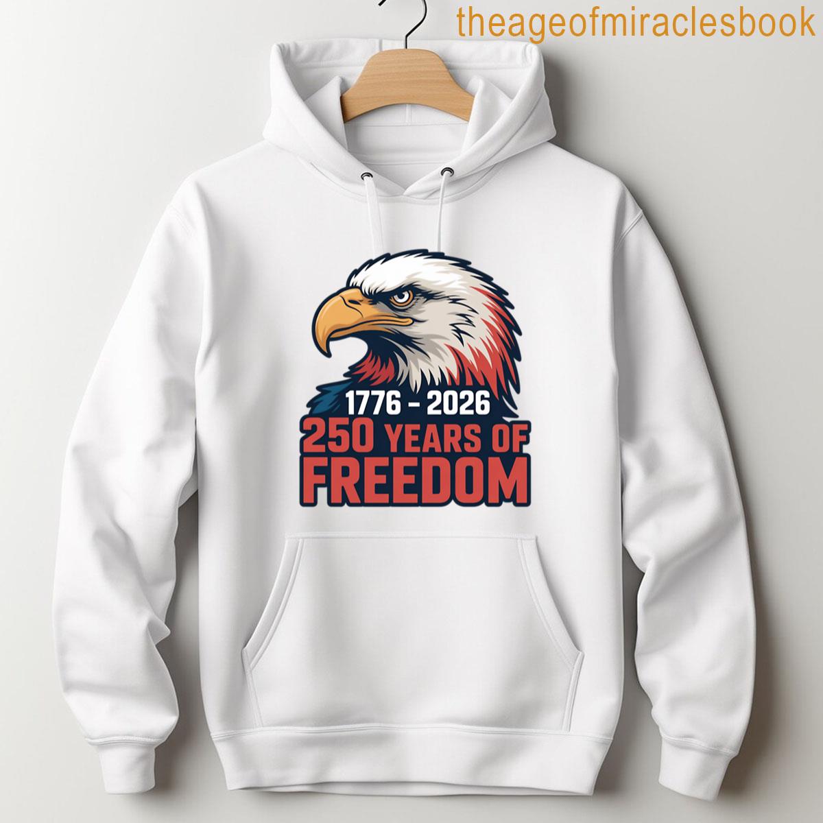 Alternative view of 17762026 Eagle 250 Years Of American Freedom T-shirt