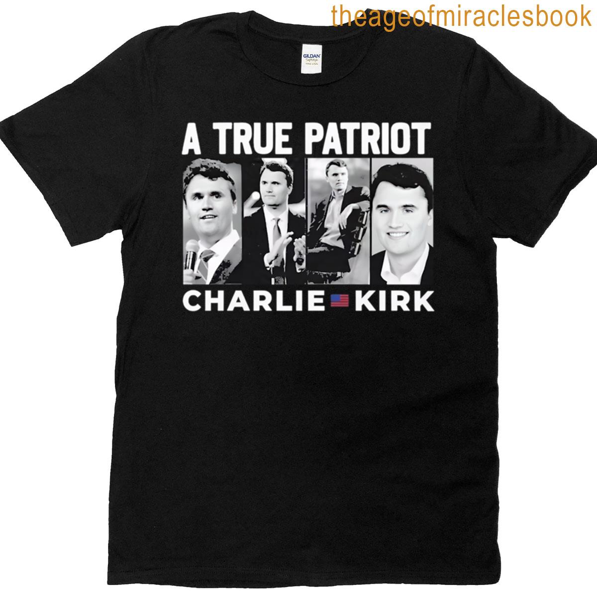 1993-2025 A True Patriot Charlie Kirk Tribute T-shirt