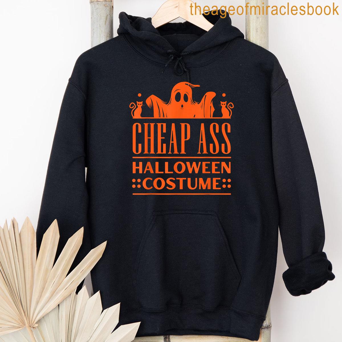 Alternative view of Cheap Ass Halloween Costume Funny Cat Lover T-shirt
