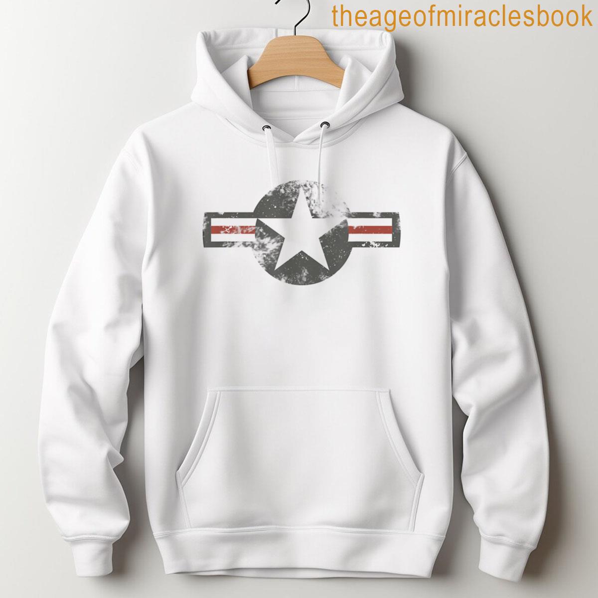 Alternative view of Air Force Logo Vintage Us Military Airforce Men Women T-shirt