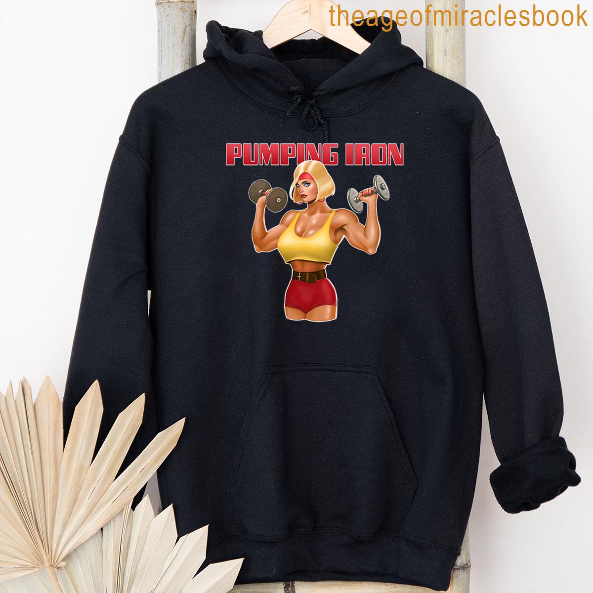 Alternative view of 1980s Gym Girl T-shirt