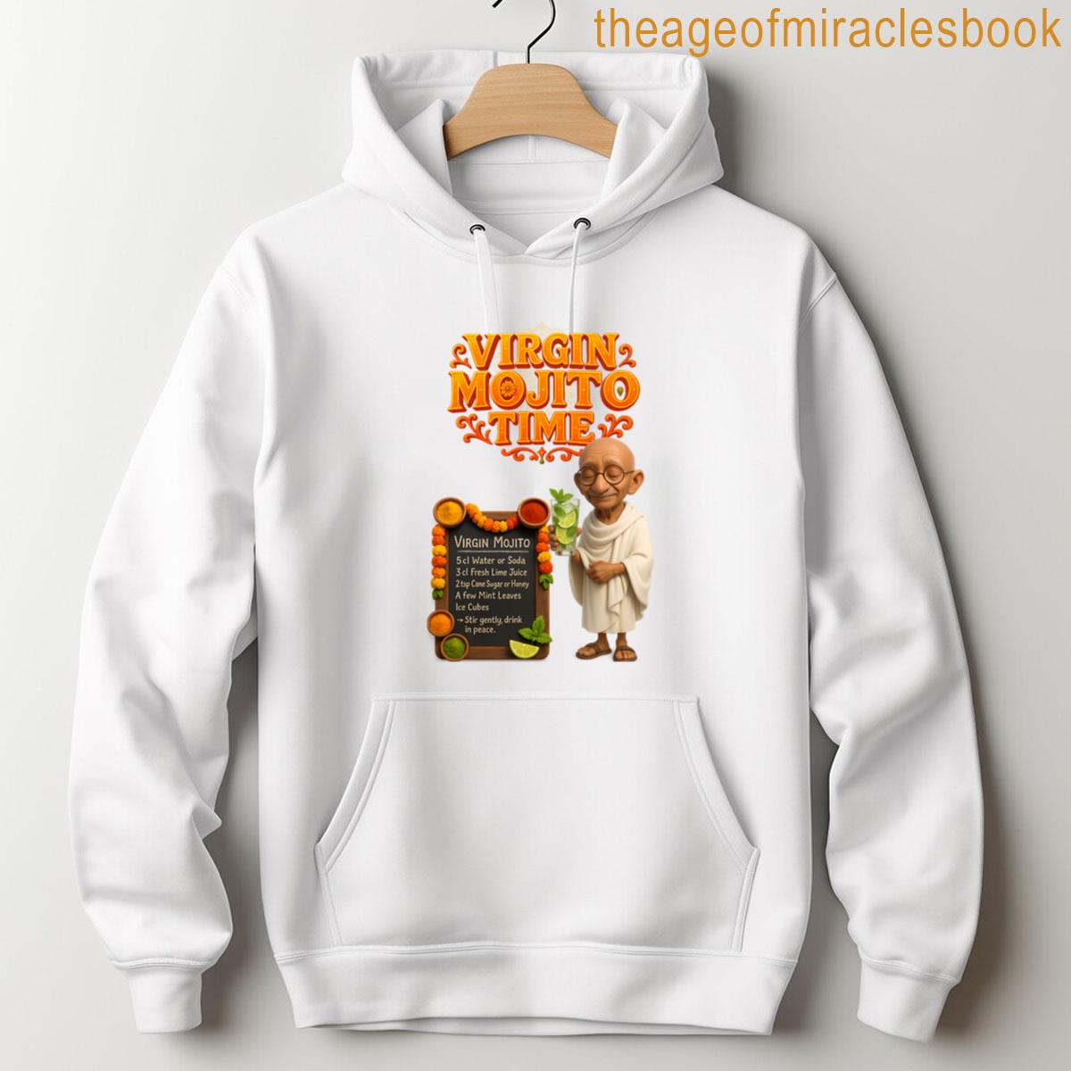 Alternative view of Virgin Mojito Time Retro Cocktail Poster Alcohol-free In Peace Style T-shirt