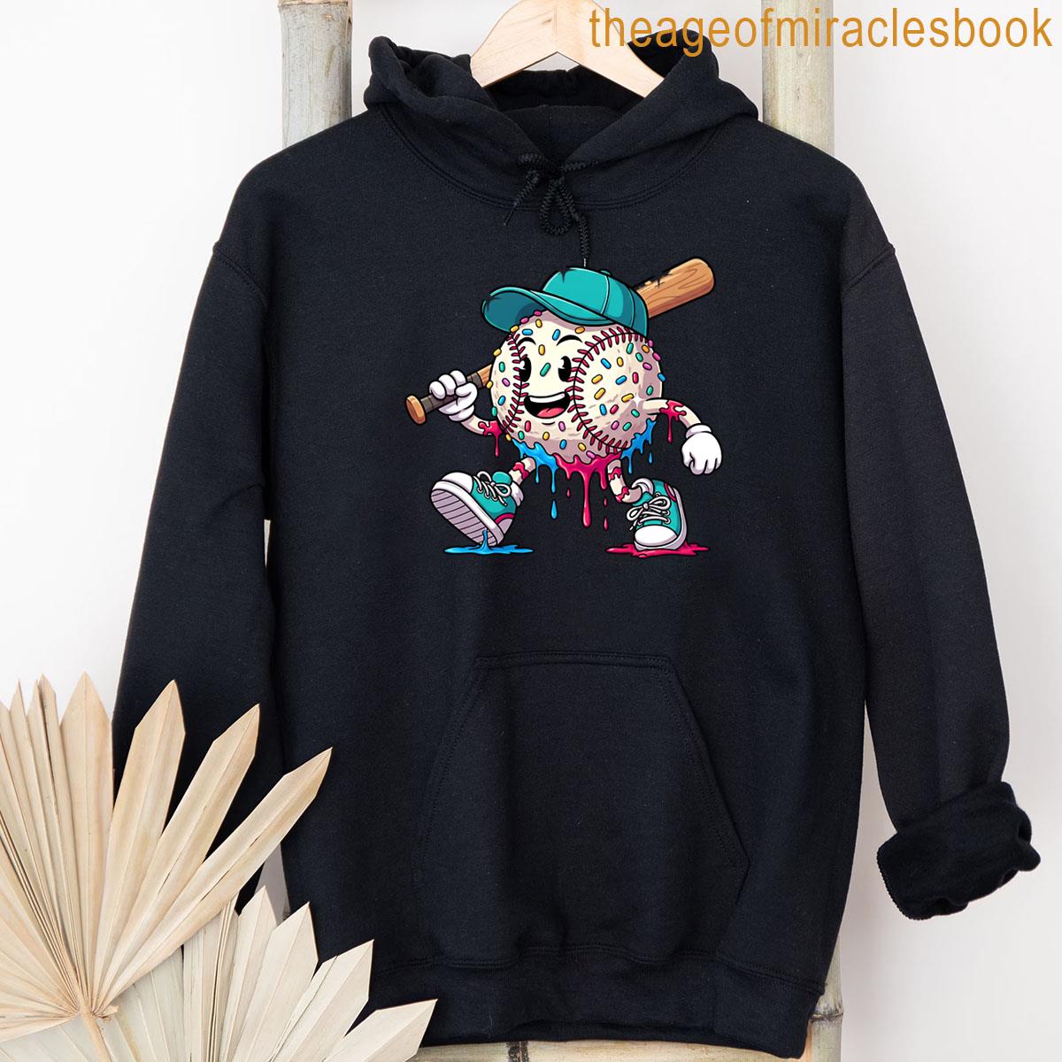Alternative view of Baseball Lifestyle 101 Apparel Youth Baseball Drip Icecream T-shirt