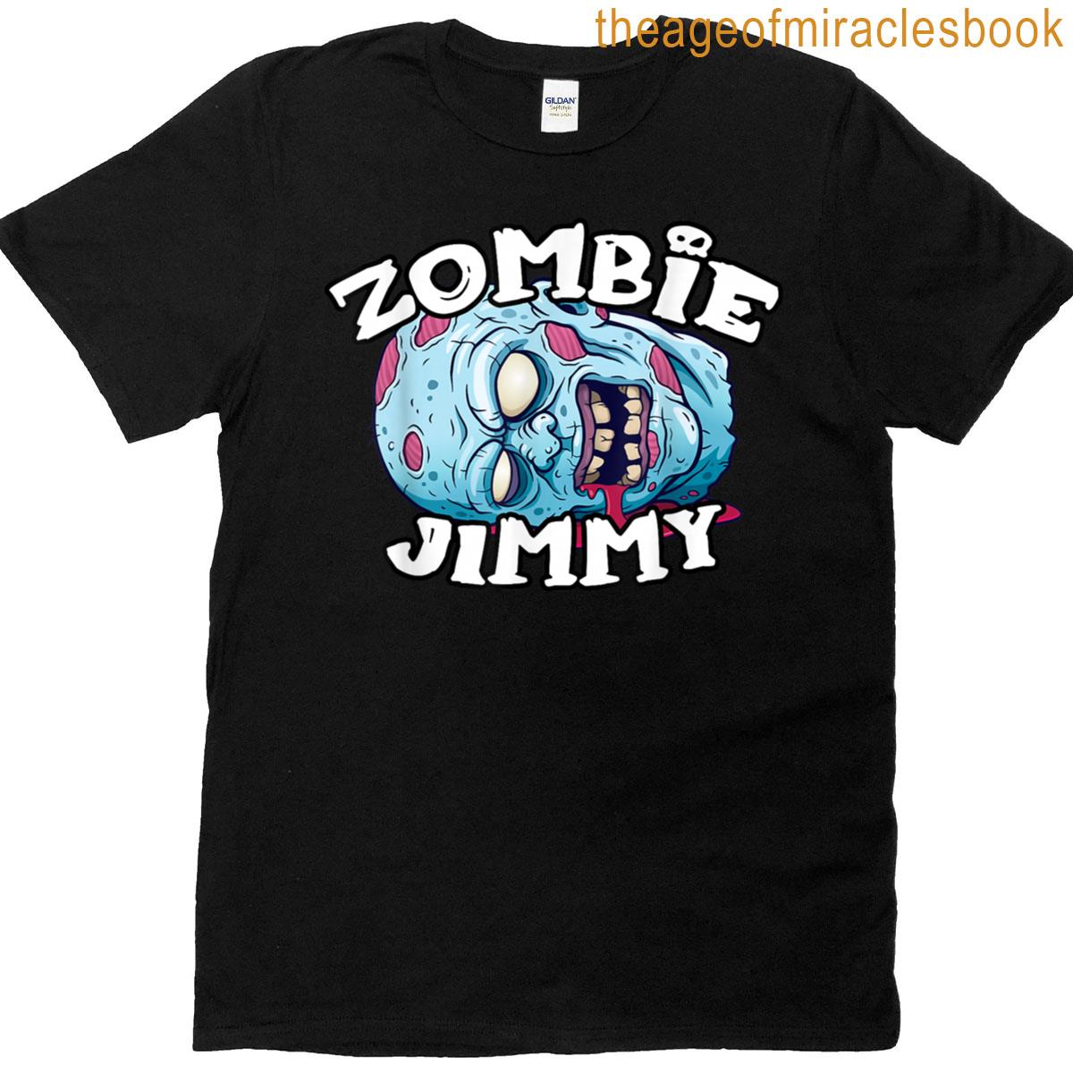 Zombie Jimmy Halloween Simple Costume T-shirt