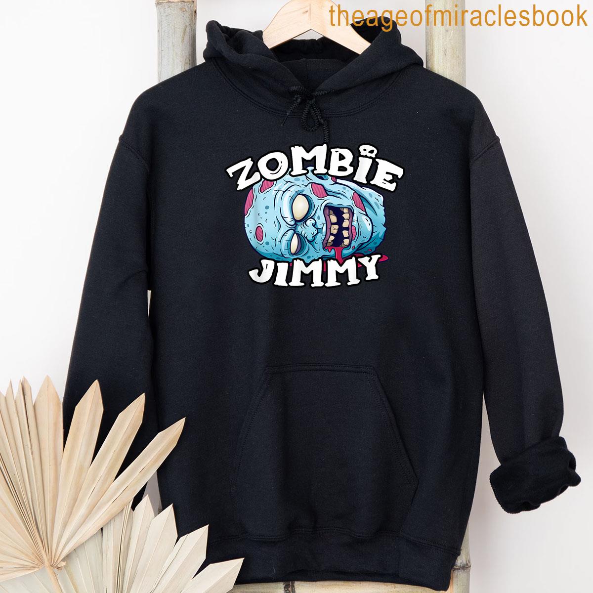 Alternative view of Zombie Jimmy Halloween Simple Costume T-shirt