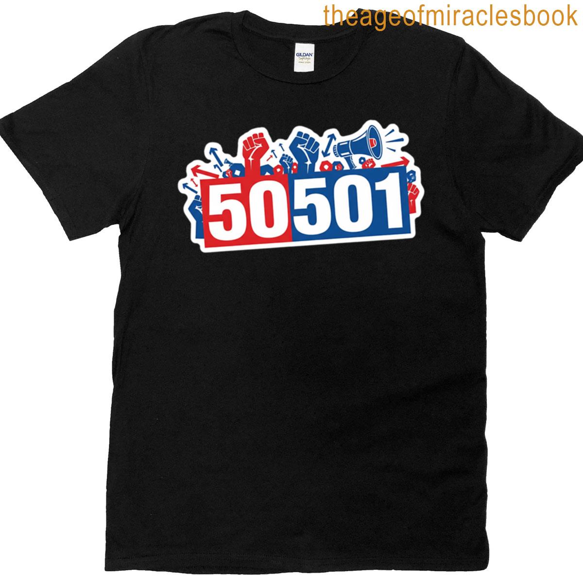 50501 Political Activism Protest Slogan Unity Graphic T-shirt