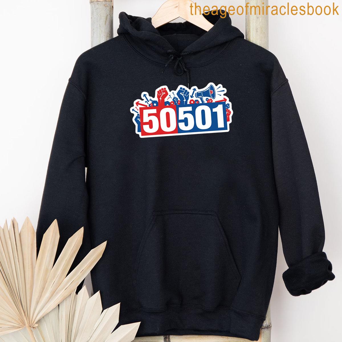 Alternative view of 50501 Political Activism Protest Slogan Unity Graphic T-shirt