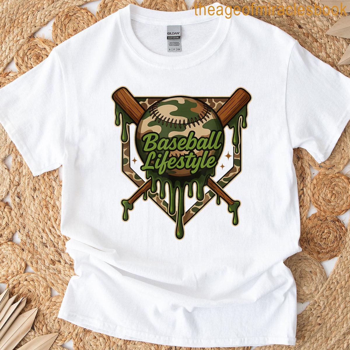 Baseball Lifestyle 101 Apparel Youth Baseball Drip Ice Cream T-shirt