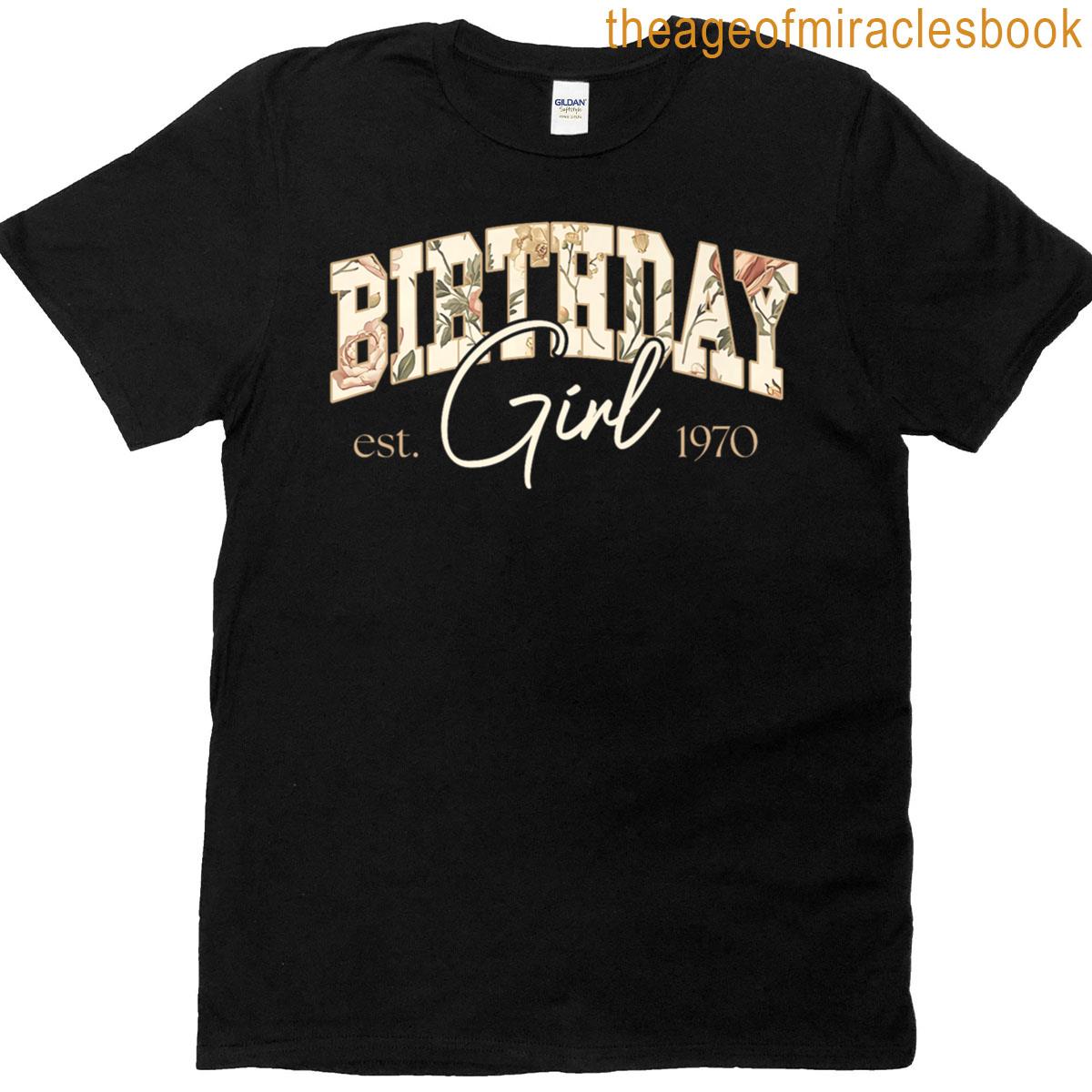 Year Of Birth 1970 Birthday Vintage 1970 Born 1970 Premium T-shirt