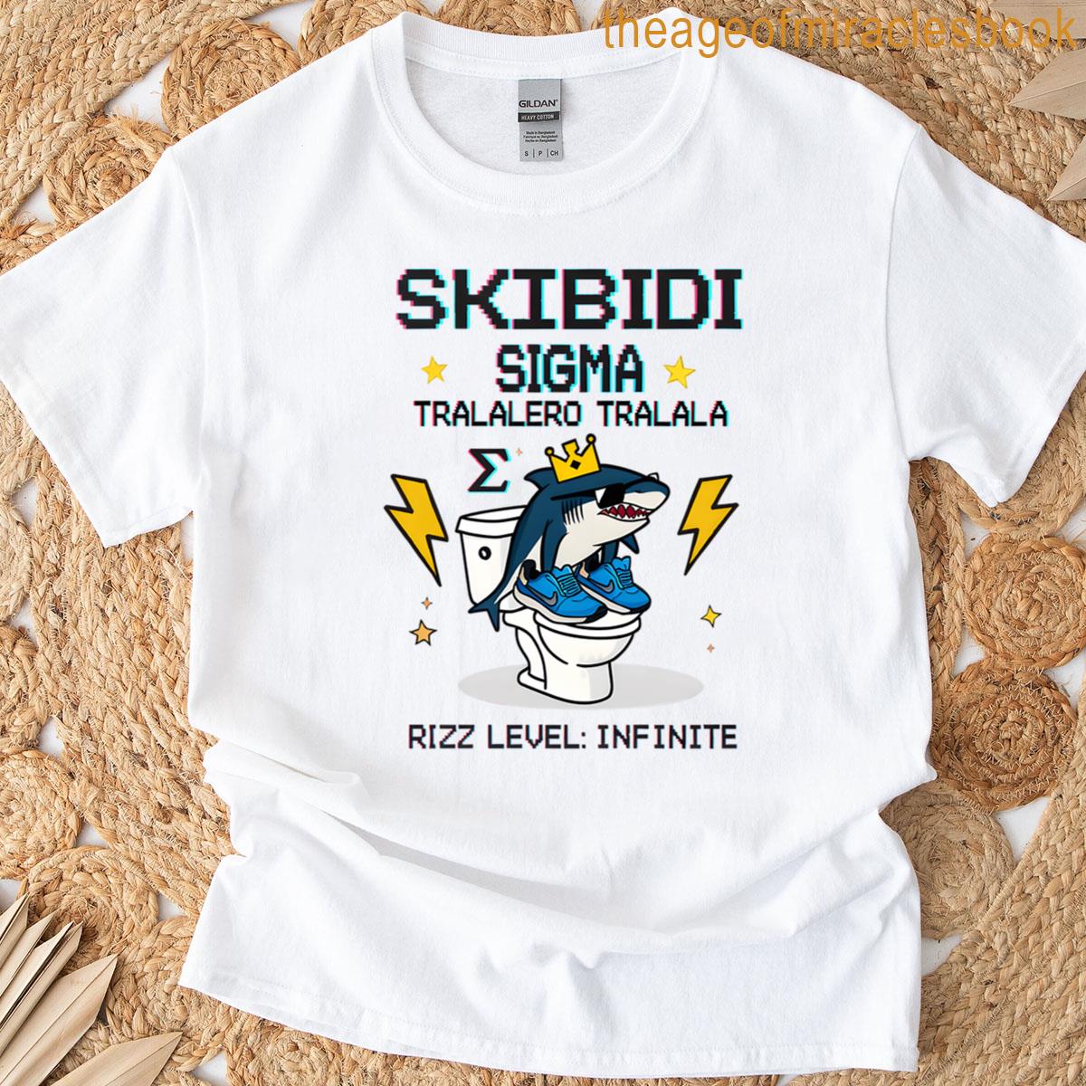 Skibidi Sigma Tralalero Tralala Shark Meme Art Infinite Rizz King Viral ...