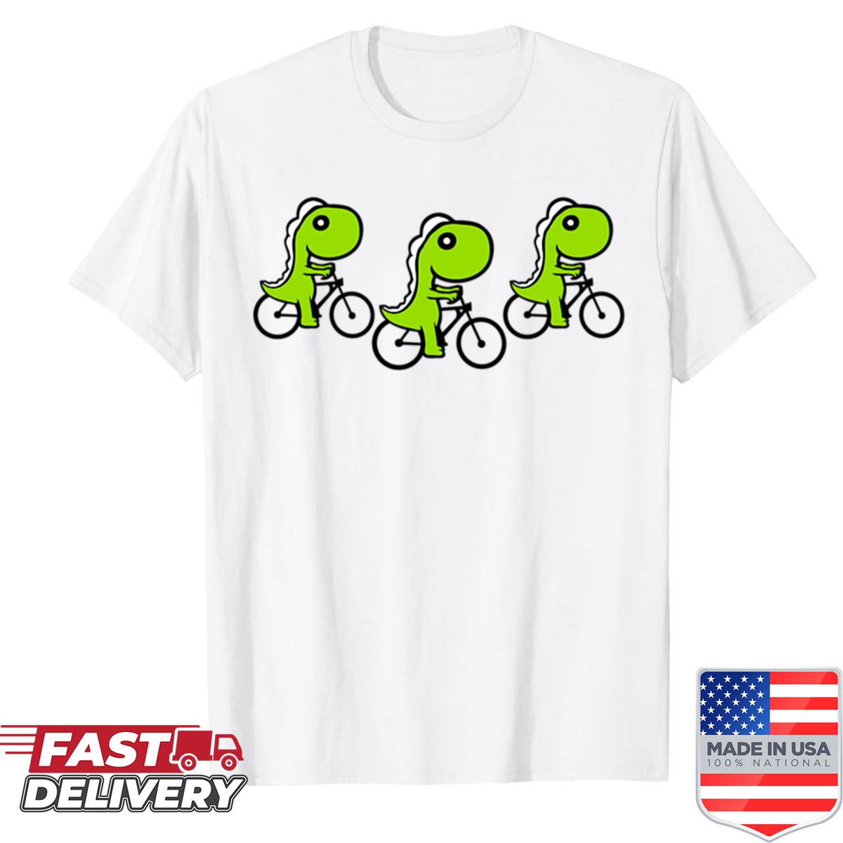3 Dino Bicycle Bike Tour Rider Team Three Friends Shirt 3 Dino Bicycle Bike Tour Rider Team Three Friends Shirt