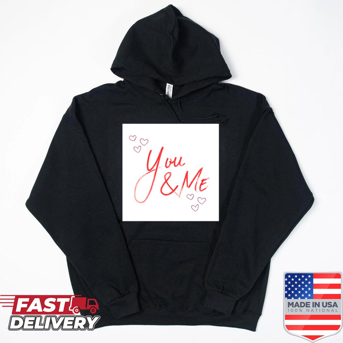 Alternative view of You Me Romantic Handwritten Love Design Shirt