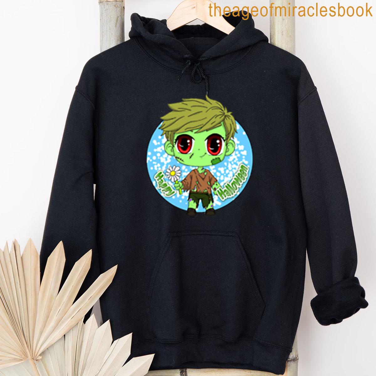 Alternative view of Zombies Happy Halloween T-shirt